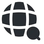 Global Search SVG Icon
